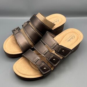 Clarks Calenne Lily Wedge Sandals